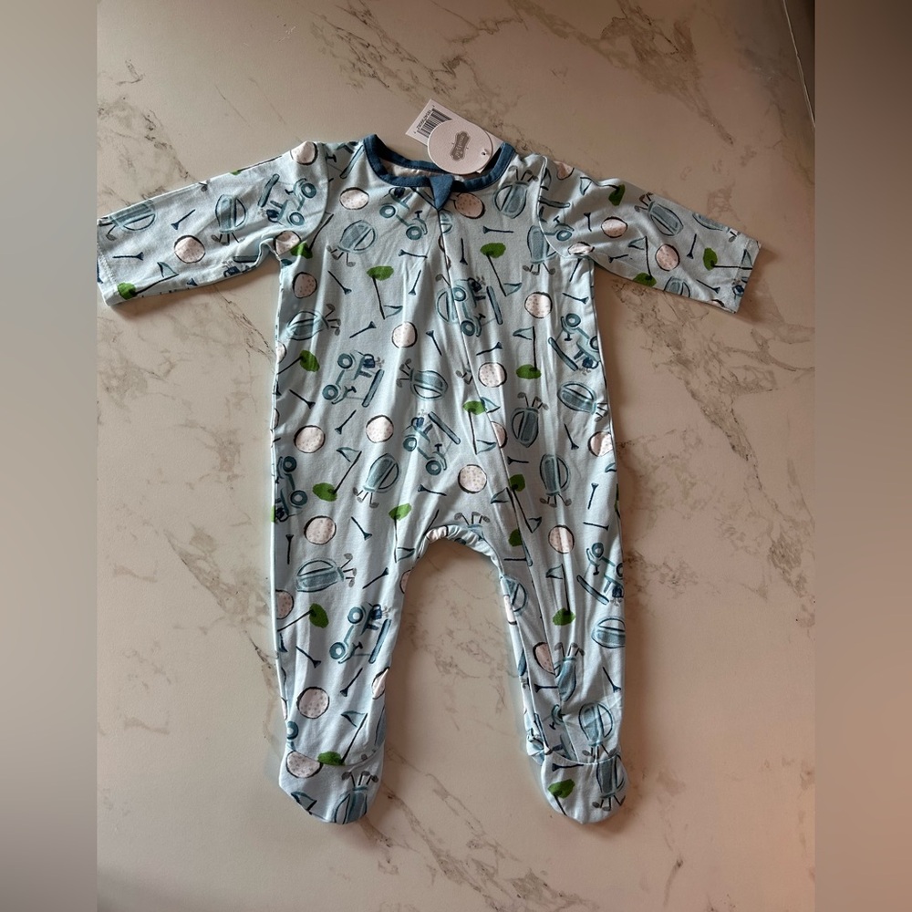 NWT! Mudpie Blue Golf Sleeper